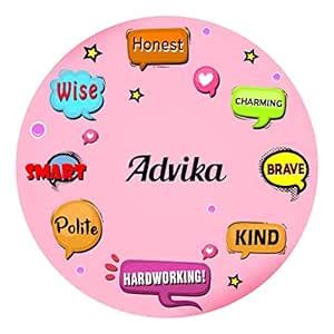 Buy ARTBUG Advika Name Customizable Stylish Fridge Sticker Magnet ...