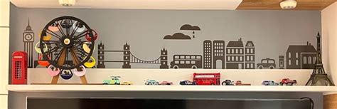 Decals Design 'Modern Town Silhouettes' Wall Sticker (PVC Vinyl, 70 cm ...