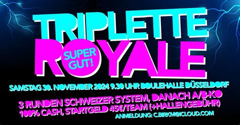 Triplette Royale 2024, Düsseldorf sur place, Dusseldorf, 30 November ...