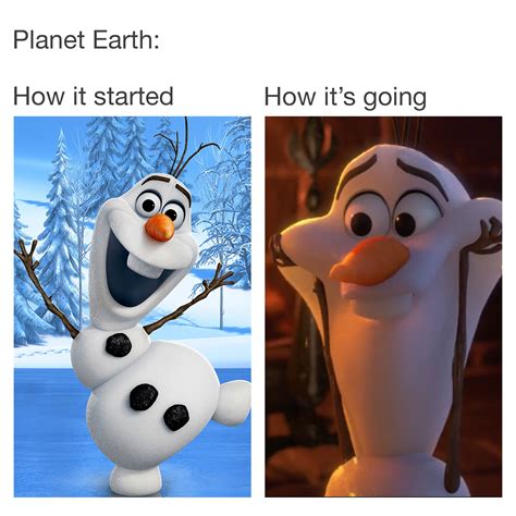 Frozen Meme Snowman