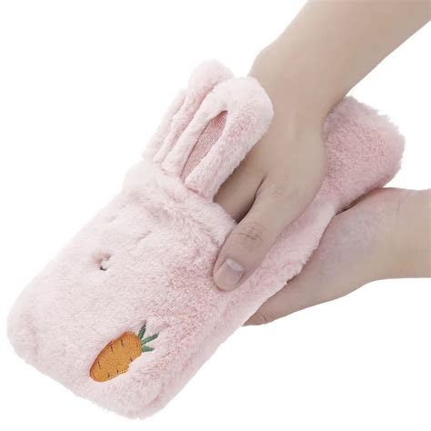 Winter Plush Water Bottle Bag Set Cartoon Hot Water Injection Bags – CRAZE