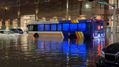 Dramático video: carros bajo agua en avenida de Fort Lauderdale - El ...