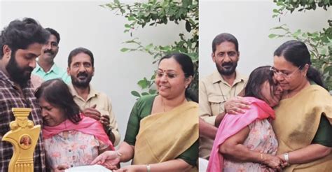 ധ്യാൻ ശ്രീനിവാസനെ കെട്ടിപ്പിടിച്ച് വിങ്ങിപ്പൊട്ടി വിമല ടീച്ചർ, ചേ ...