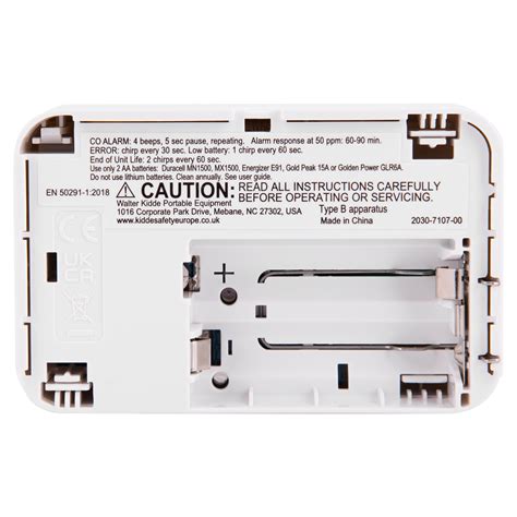 Battery Powered Carbon Monoxide Alarm - Kidde 2030-DCR - From £11.22 ...