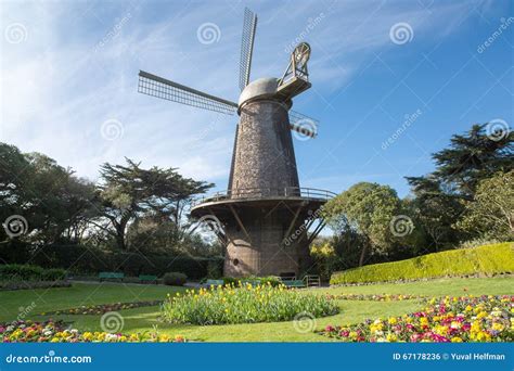 Queen Wilhelmina Dutch Windmill and Tulip Garden. San Francisco ...