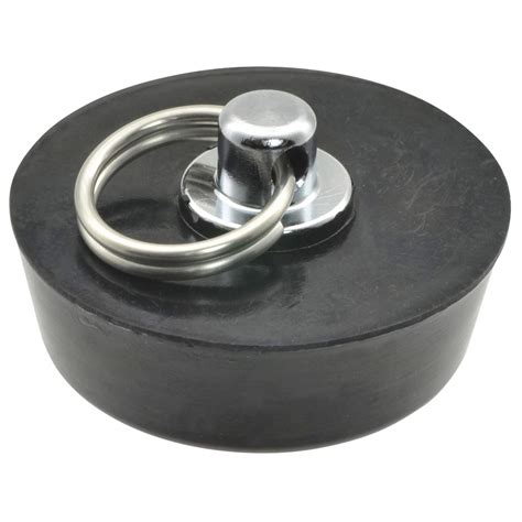 Gaona GA-FQ007 Rubber Stopper for Bath (No Chain, Upper Diameter 1.7 ...