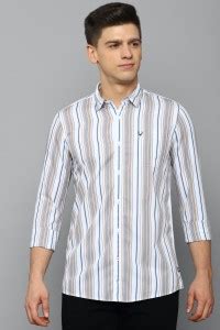 Allen Solly Men Striped Casual Multicolor Shirt - Buy Allen Solly Men ...
