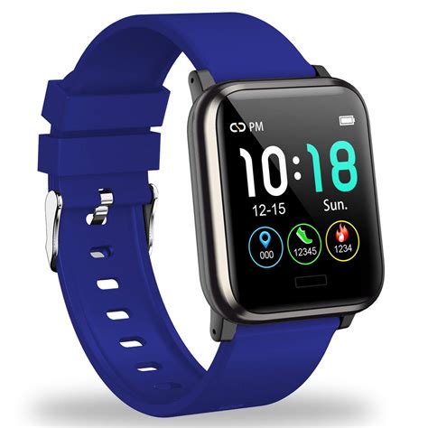 L8star Fitness Tracker with Heart Rate Monitor, 1.3 inch Color Screen ...