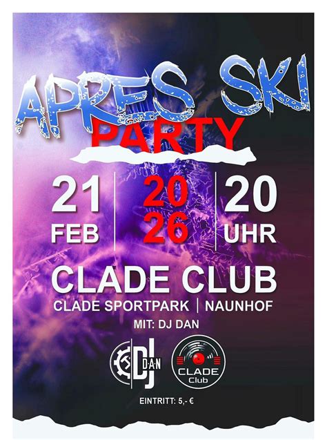Aprés Ski Party, Zur Clade 1, Naunhof, Markkleeberg, 21 February 2026 ...