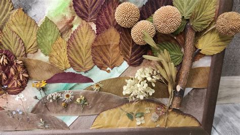 Поделка осенний лес из природных материалов - фото и картинки: 77 штук
