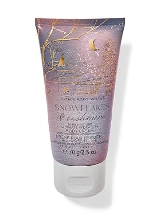 Bath & Body Works Snowflakes & Cashmere Travel Size Ultimate Hydration ...