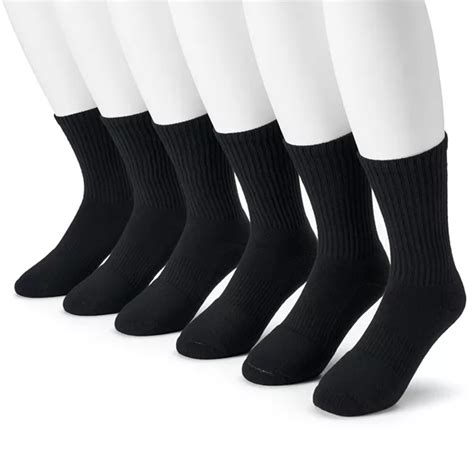 Men's Under Armour 6-pack Training Cotton Performance Crew Socks
