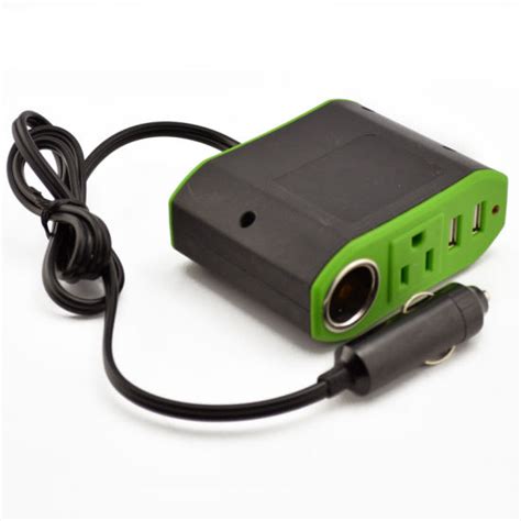 China Car 12V DC Power Inverter Withr USB Port AC Outlet Plug Cigarette ...