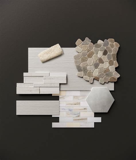 Shop Satori Ikon Glacier Porcelain Floor Tile and Beige Hexagon and ...