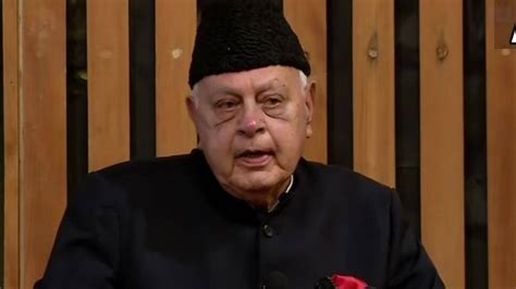'Peace will not come in Jammu and Kashmir until...': Farooq Abdullah ...