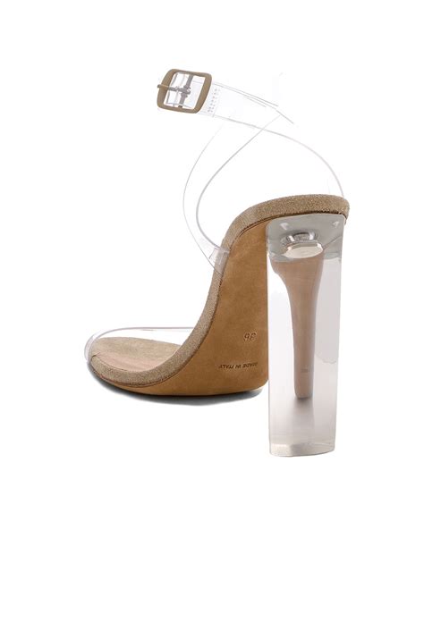 YEEZY Season 2 Heels in Lucite | FWRD