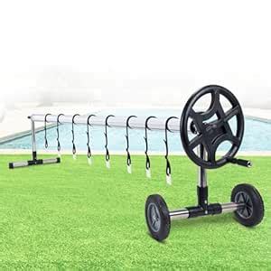 Solar Pool Cover Reel Pool Solar Cover Reel for Inground Pools Fits ...
