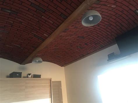 Wanddekoration Project Imitation Ziegel Elastish Polystyrol Decke Rot ...