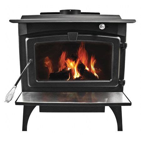 Pleasant Hearth Burning Stove, Wood, Blwr, M, 1,800 sq. ft. LWS-127201 ...