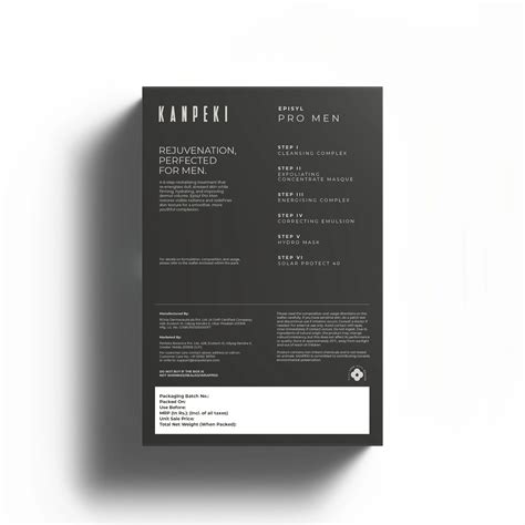 Episyl Pro Men 6-Step Revitalising Facial Ritual – Kanpeki Care