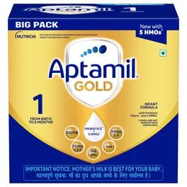 Buy Aptamil Gold Infant Formula Stage 1 Powder, 1.2 kg | 19 Minutes ...