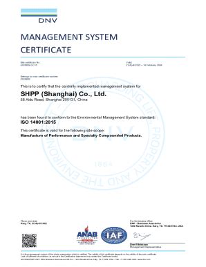 Fillable Online MSC Certificate - SABIC Fax Email Print - pdfFiller