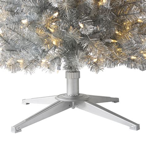 Buy Treetopia Shimmering Silver 6 Foot Artificial Prelit Pencil ...