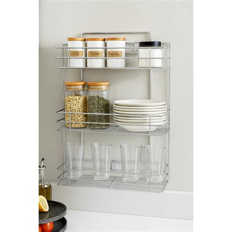 Buy NH10 DESIGNS 3 Tier Stainless Steel Kitchen Rack Basket Stand ...