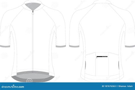 Blank Cycling Jersey Template - Sarseh.com