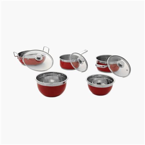 Buy Rivago Cookware Set- 8 Pcs. from Home Centre at just INR 3999.0