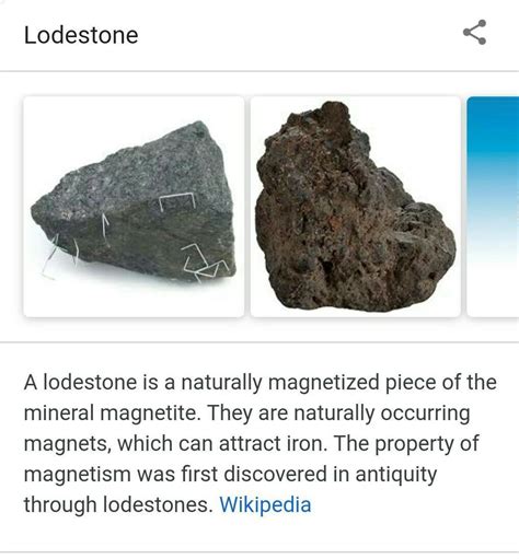 what is the natural magnet - Brainly.in