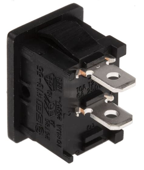 RS PRO | RS PRO SPST, On-Off Rocker Switch Panel Mount | 419-732 | RS