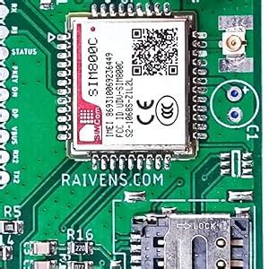 RAIVENS SIM800C Module | SIM800L GPRS GSM Module MicroSIM Card Core ...