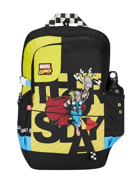Buy Wildcraft Wiki Squad 3 34L 2 Compartment Backpack Marvl Thor Yellow ...