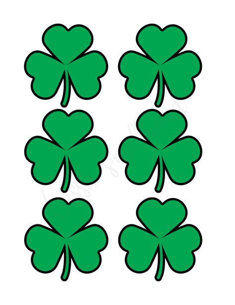 12 Unique Shamrock Templates (Free Printable) - Cassie Smallwood