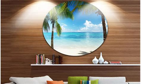 Palm Trees and Sea' Disc Land... | Groupon Goods