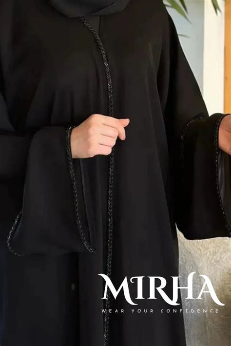 Delicate Handwork Abaya - Unique Embroidery Design – Mirha Wear