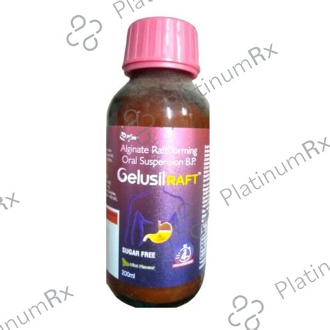 Gelusil Raft Suspension 200ml - Save 28% on Substitute Medicine