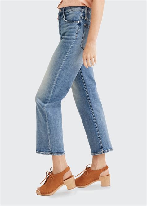 Madewell High-Rise Slim Wide Leg Jeans - Bergdorf Goodman
