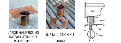 Rain Chains are Easy to Install! Remove the existing downspout (it's ...