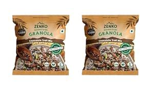 ZENKO Ancient Grain Chocolate Trail Mix Granola | Plant Based, Gluten ...