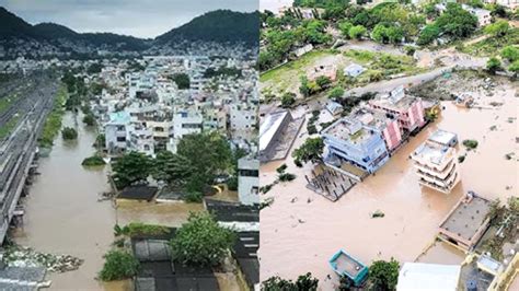 ஆந்திரா தெலுங்கானாவை புரட்டிப்போட்ட மழை! 4 லட்சம் ஹெக்டேர் பயிர்கள் ...
