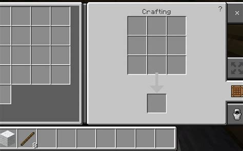 Image result for Minecraft Crafting Table Grid
