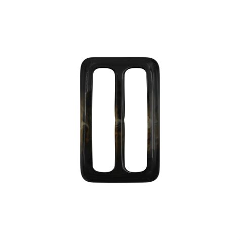 Rounded Rectangle Black Shaded Sliding Poly Belt Buckle – JHONEA ...