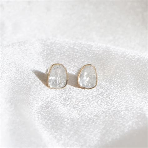 Shop Dainty Diamonds Polki Studs Online - Polki Stories – Polki Stories ...