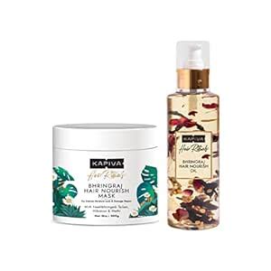 Kapiva Hair Rituals| Hair Nourishing Solution| Bhringraj Hair Mask ...