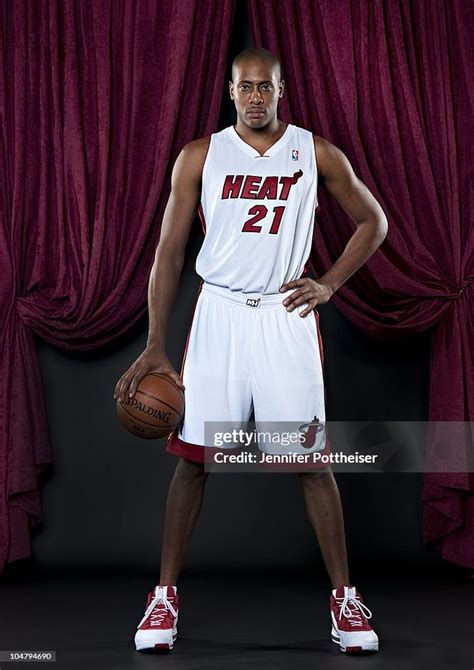 Jamaal Magloire of the Miami Heat as seen posing for a portrait... News ...