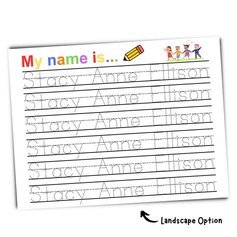 Personalized Name Tracing Worksheets: Handwriting Practice - Worksheets ...