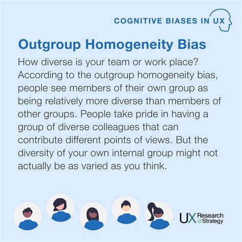 How outgroup homogeneity bias affects your team or work | UX Research ...