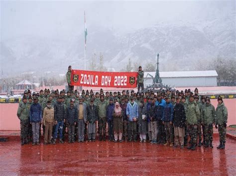 Zojila Day commemorated at Zojila War Memorial, Drass